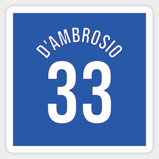 D'Ambrosio 33 Home Kit - 22/23 Season Sticker